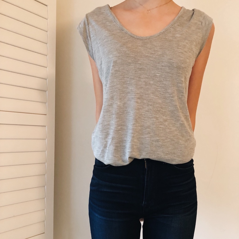 Trouvé Plain Gray T-Shirt